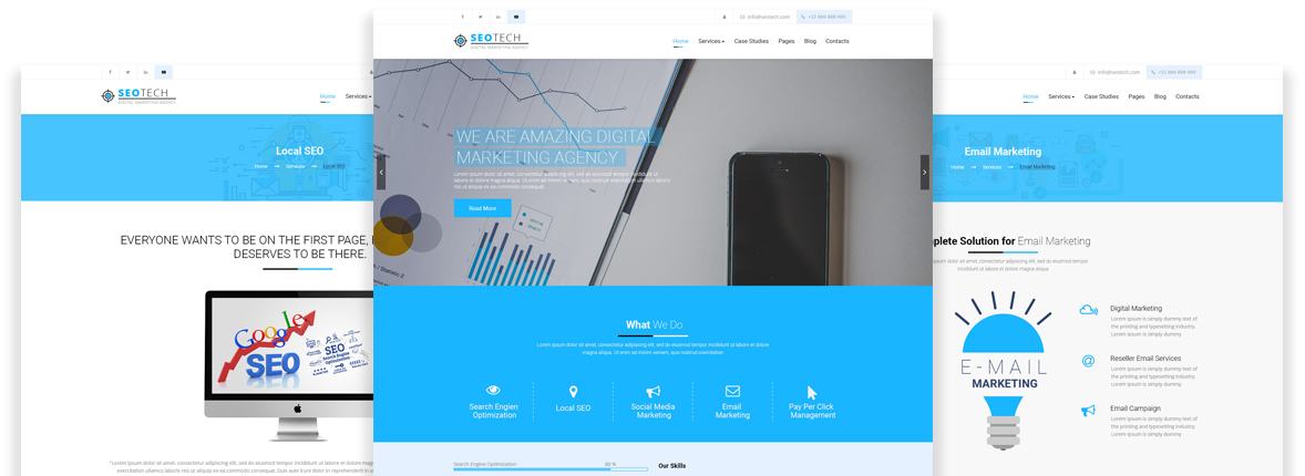 website mockup